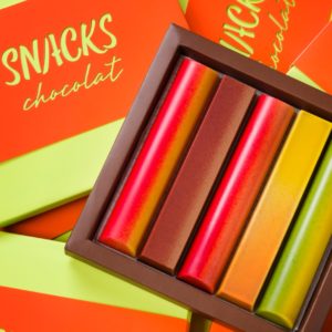Boîte Snacks Chocolat 5 unidades $14,35 (incluye bolsa de obsequio)